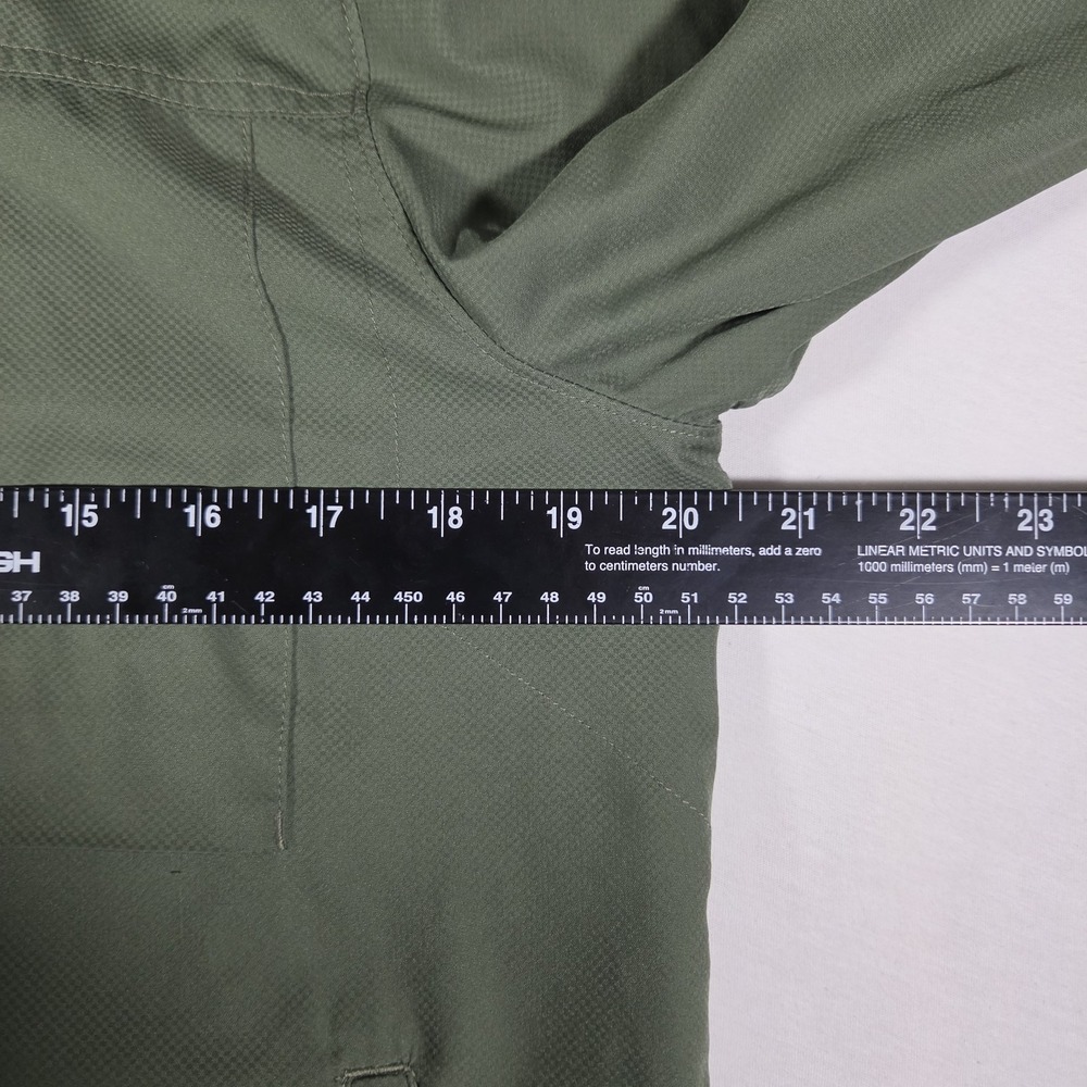 Patagonia Jacket Women's Medium Mountain View Kale Green Wind Resistant - Picture 6 of 6